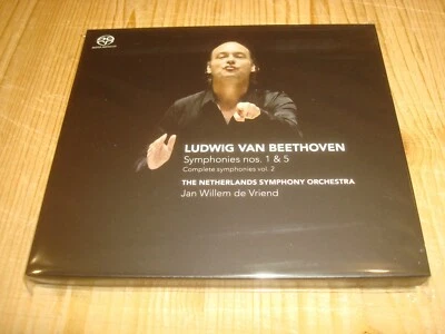 JAN WILLEM DE VRIEND Beethoven Smyphonies 1 & 5 CHALLENGE SACD Signed Signiert - Bild 1 von 2