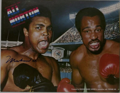 Muhammad Ali Signed AUTO 1976 On-Site Boxing Program Vs. Ken Norton JSA LOA - Image 1 of 3