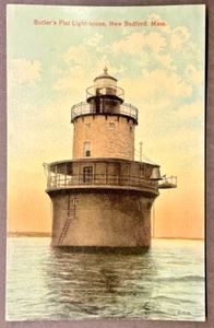 Neuer Bedford MA Blick auf Butlers flacher Leuchtturm KOSTENLOSER VERSAND - Bild 1 von 2