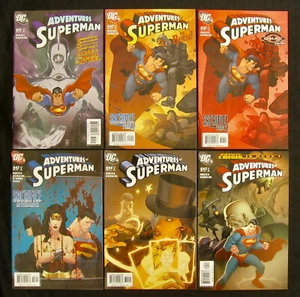 ADVENTURES OF SUPERMAN Lot 0f 6 #641 642 642-2nd 643 644 645 (DC 2005) 9.4 NM - Picture 1 of 2