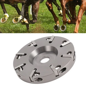 Hoof Trimming Disc Professional 8 Teeth Steel Livestock Hoof Trimming Plate - Picture 1 of 12