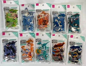 DAISO Petit Block - Dinosaur Friend, Set of 10 Mini Building Blocks, Brand New - Picture 1 of 2