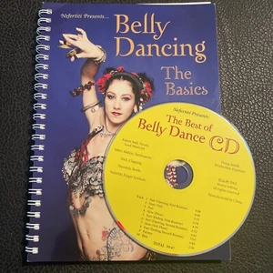 Nefertiti Belly Dancing the Basics Sherry Jeffries Book & Best Of Belly Dance CD - Picture 1 of 7
