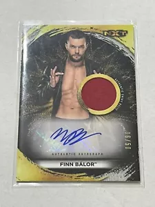 2020 Topps WWE FINN BALOR Shirt Relic SP AUTO /25 NXT #SRA-FB Autograph! - Bild 1 von 3