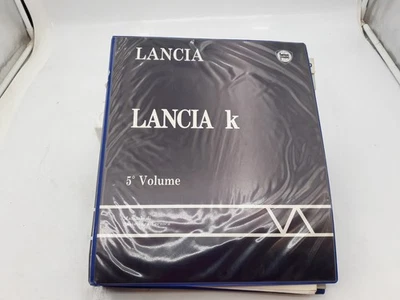 Manuale officina Lancia K Kappa e Kappa Coupè 5° volume aggiornamenti vari ed 99 - Immagine 1 di 4