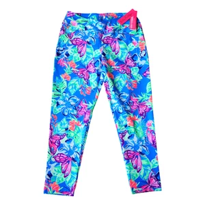 Lilly Pulitzer Pants Womens 12 Isle See You Back Luxletic Fairway Golf Corso NEW - Picture 1 of 18