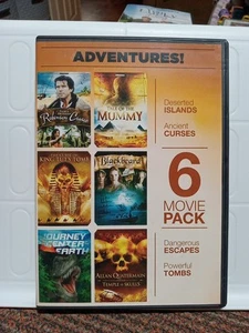 Allan Quatermain and the Temple of Skulls (DVD, 2011) MULTI FEATURE 6 FILMS - Picture 1 of 6