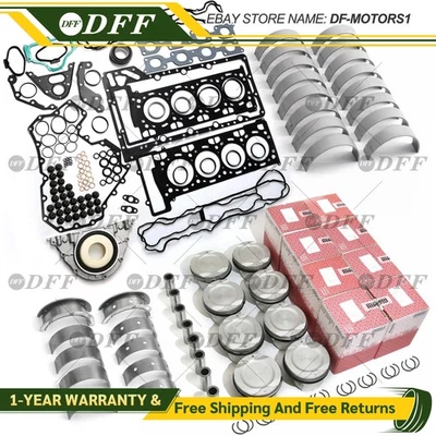 Engine Overhaul Pistons Gasket Bearings Kit For BMW X5 X6 M F86 F85 S63R 4.4 - Image 1 of 4
