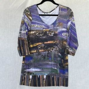 Rockmans Multicolour Abstract Print Tunic Dress XS  - Picture 1 of 9