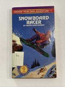 Snowboard Racer Choose Your Own Adventure #165 Paperback Anson Montgomery Rare! - Picture 1 of 5