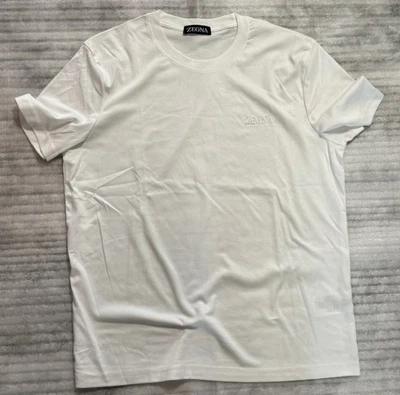 Camiseta Zegna blanca para hombre talla М Foto 1 de 4