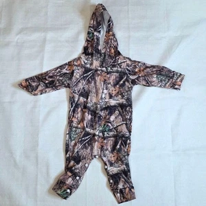 Camoflauge Hooded Body Suit Size 0-3 Months - Picture 1 of 5