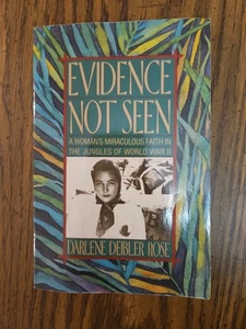 Darlene Deibler Rose. Evidence Not Seen. WW2 Paperback Book 1990 - Picture 1 of 4