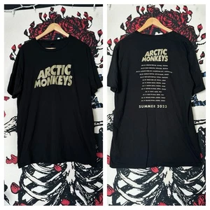 OFICIAL Arctic Monkey 2023 EE. UU. Canadá Tour Camisa Banda Golpes Franz Ferdinand X - Imagen 1 de 4