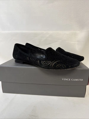 Zapatos para mujer VV- LANCASTR negros gamuza infantil talla 8,5 M de VINCE CAMUTO Foto 1 de 4