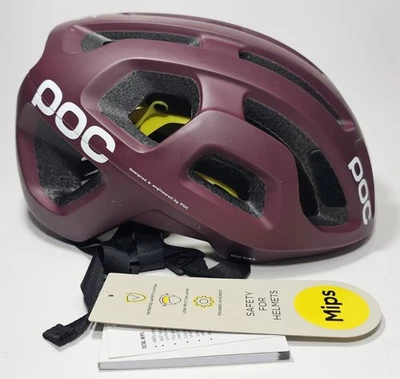 Nuevo POC Octal X MIPS Ciclismo Bicicleta Ciclismo Casco - Rojo Granate Mate - Pequeño Foto 1 de 4