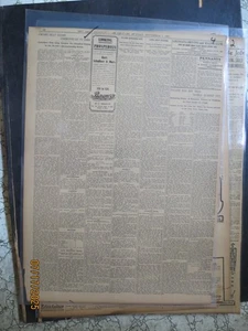 Baseball Ty Cobb Newspaper 4 UMPIRE BILLY EVANS COMMENTS ON TY COBB - Imagen 1 de 1