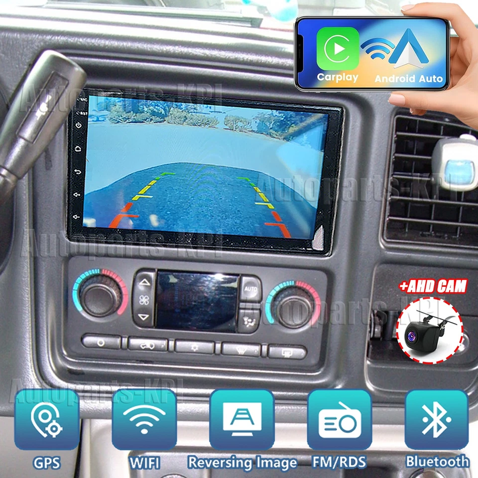 Для Chevrolet Avalanche 1500 2500 2003-2006 Carplay Android 15 стерео радио GPS - Изображение 1 из 4