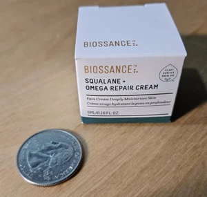 Crema hidratante reparadora Biossance Squalane+Omega mini viaje 5 ml/.16floz#RA-24 - Imagen 1 de 3