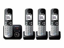 Panasonic KX-TG6824EB Quad Phone with Answering Machine