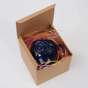 Boxes Gift Kraft 4 x 4 x 4 Cardboard 100 Mugs Small Figurines Packaging Recycled - Picture 1 of 7