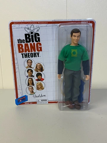 Big Bang Theory SHELDON (Green Lantern/Superman) Retro Clothed 8" Cover