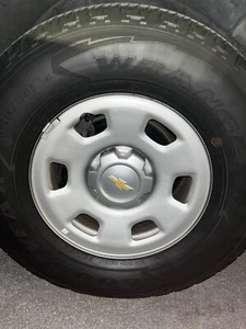 The color of the wheels is silver and they are from 2016 Chevrolet Colorado WT!  - Picture 1 of 1