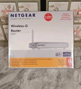 Netgear 54 Mbps Wireless 4-Port Router (WGR614) White. New And Sealed - Picture 1 of 7