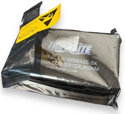 (OPEN BOX) Tripp Lite LC Multimode Media Converter N785-001-LCMM - NO AC ADAPTER - Image 1 of 4