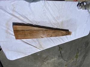 BEAUITFUL curly English Walnut 0239 Gunstock Blank Kiln Dried - Picture 1 of 10