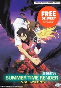 DVD Anime Summer Time Render TV Series Vol. 1-25 End English Dubbed All Region - Foto 1 di 7