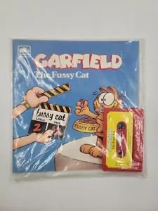 Cinta de casete y gato pelusa Garfield vintage 1988 - Imagen 1 de 4