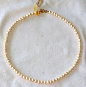 Collar Perlas Naturales Oro Cierre Seguridad 14K 585 desde Cierre Tienda - Imagen 1 de 10