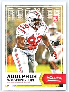 Adolphus Washington 2016 Panini Classics #226 Blank Back - Picture 1 of 2