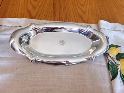 kitchenware reed and barton bread serving tray silver plated 5170 - Image 1 of 3