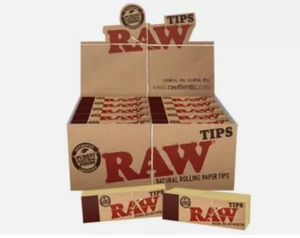 Filtri Di Carta RAW Orignal Filter Tips Slim No Perforated 50 Blocchetti - Picture 1 of 2