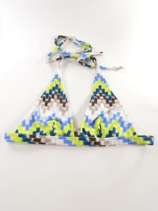 Milly Cabana Damen Color Block Neckholder Bikini Oberteil Neu ohne Etikett 98 Gr. S - Bild 1 von 5