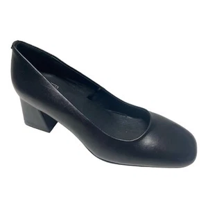 SCARPE DECOLTE SANDALO TACCO DONNA RAME MINDY 01 PELLE NERO ORIGINALE PE 2024 - Picture 1 of 6