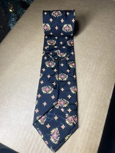 Brioni Made in Italy Black   Floral - Picture 1 of 5