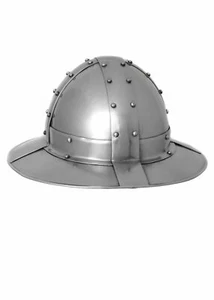 Medieval Helmet 18GA Steel Medieval Kettle Hat Helmet Knight Replica Helmet - Picture 1 of 2