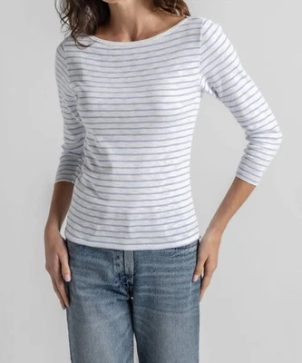 Cuello barco manga 3/4 rayas Lilla P talla XS Foto 1 de 3