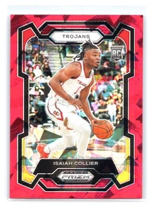 2024 Panini Prizm Draft Picks #2 Isaiah Collier Prizms Red Ice - Picture 1 of 2