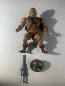 1981 MOTU He-Man Soft Head Vintage Mexico Figure. W/ Sword And Shield - Picture 1 of 9