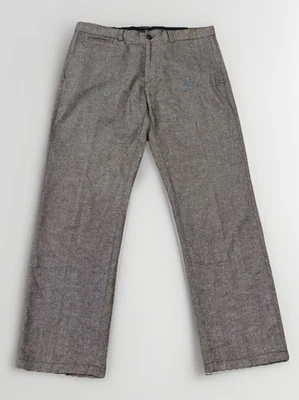 Banana Republic Mens 36x28 Nova Fides Aiden Fit Wool Herringbone Pants Trousers - Image 1 of 4