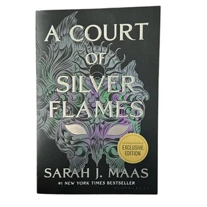A Court of Silver Flames by Sarah J. Maas Barnes & Noble Exclusive Edition Rare - Picture 1 of 11