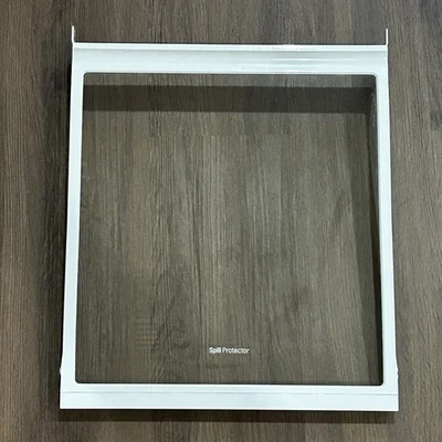 Protector contra derrames de estante de vidrio blanco para refrigerador LG LFXS29766S Foto 1 de 4