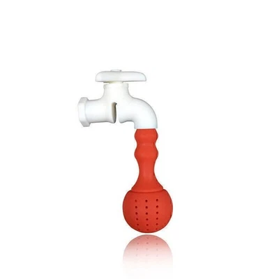 Herramienta creativa con forma de grifo filtro de té con fugas de té para tetera de 1 pieza Foto 1 de 4