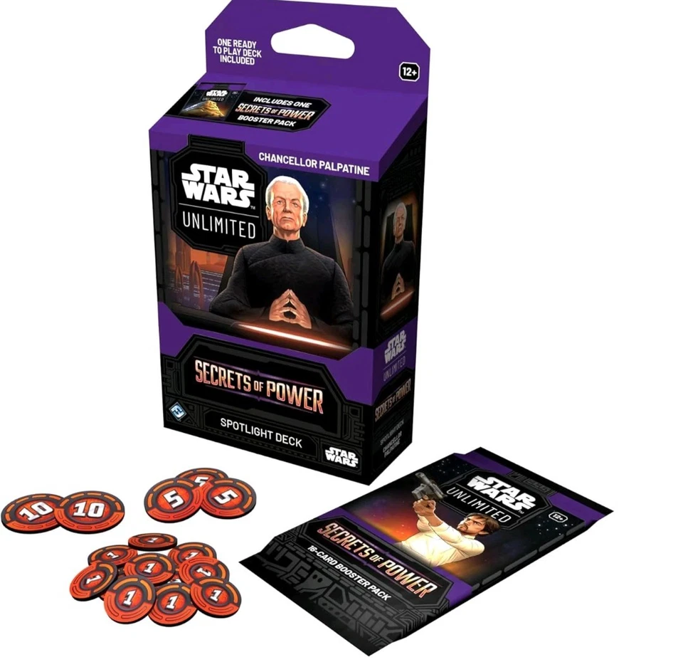 Star Wars Unlimited: Secrets of Power Spotlight Deck: Chancellor Palpatine - Image 1 of 1
