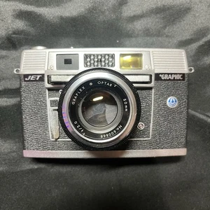 Cámara fotográfica Kowa Graflex 35 Jet Graphic 35 mm RARA sin probar como está con estuche - Imagen 1 de 11