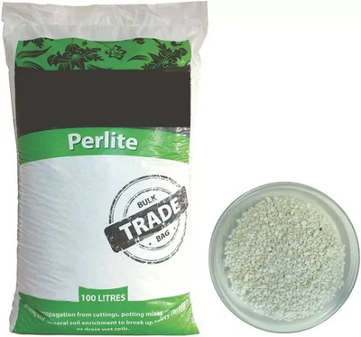Premium Perlite 0.5L / 1L / 2L / 5L / 10L / 100L  grade 1 to 6mm Hydroponics - Image 1 of 4
